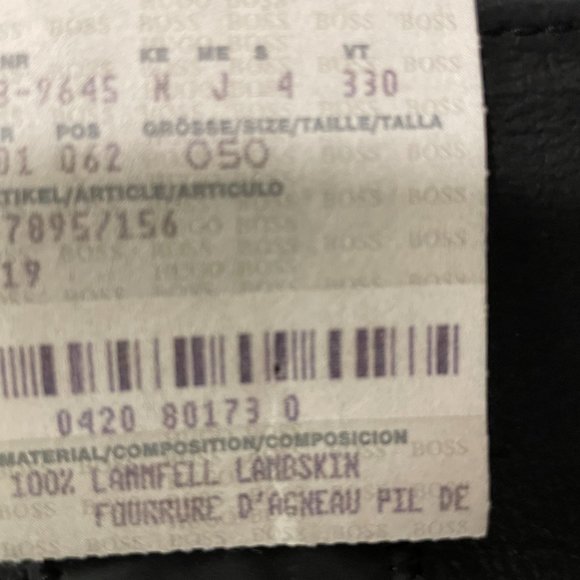 Hugo Boss Lambskin Coat - Picture 7 of 9